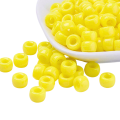 KOP167 Koraliki oponki 9mm kandi pony bead żółte cytrynowe 20szt