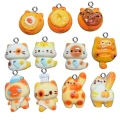 ZAW421 Zawieszki z żywicy kotek kotki jelly cat cute kawaii 5szt mix