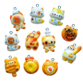 ZAW421 Zawieszki z żywicy kotek kotki jelly cat cute kawaii 5szt mix