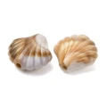 Koraliki BOHO MORSKIE OCEAN muszle muszelka wypukła 17mm 5szt