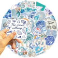 W267 Naklejki STICKER BOMB WLEPY wlepki morskie ocean wakacje 50szt