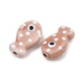 Koraliki rybka ryby ceramiczne porcelana ręcznie malowane mix 5szt