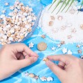 Koraliki BOHO MORSKIE OCEAN muszle muszelka rozgwiazda żółw