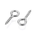 Szpilki montażowe haczyki 10x4mm wkręty z oczkiem stal szlachetna 20szt