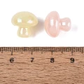Koraliki akrylowe GRZYBY grzybki opalizujące pastelowe 13mm mix 10szt
