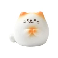 ZAW441 Zawieszki żywica jelly cat chiński biały rudy kotek kawaii cute 2szt