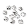Zawieszki charm metalowe serce SERDUSZKO 8mm do bransoletek 10szt
