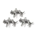 Zawieszki charm metalowe gepard lampart pantera do bransoletek 4szt