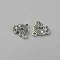 Zawieszki metalowe charm tęcza RAINBOW gwiazdki cute do bransoletek 5szt