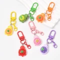 BRE41 breloki breloczek ŻÓŁWIE żółwiki z karabinkiem kawaii cute zestaw 6szt