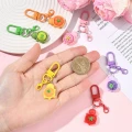 BRE41 breloki breloczek ŻÓŁWIE żółwiki z karabinkiem kawaii cute zestaw 6szt