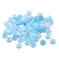 KOP175 Koraliki oponki 9mm kandi pony bead błękitne niebieskie ombre 20szt
