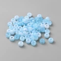 KOP175 Koraliki oponki 9mm kandi pony bead błękitne niebieskie ombre 20szt