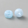 KOP175 Koraliki oponki 9mm kandi pony bead błękitne niebieskie ombre 20szt