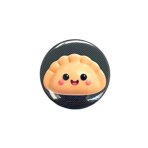 PRZ148 Przypinka button badzik pierożek pieróg pierogi 32mm M