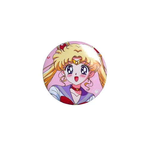 PRZ153 Przypinka button badzik Sailor Moon Czarodziejka z księżyca 32mm M