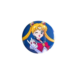 PRZ156 Przypinka button badzik Sailor Moon Czarodziejka z księżyca 32mm M