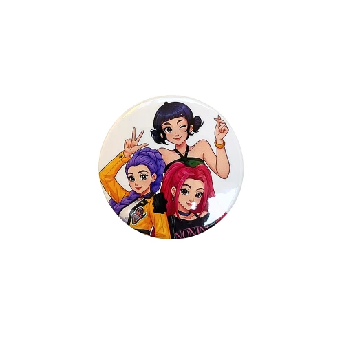 PRZ159 Przypinka button badzik K-Pop Demon Hunters Huntrix 32mm M