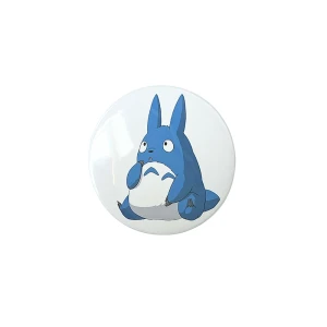 PRZ165 Przypinka button badzik Niebieski Totoro Chuu-Totoro 32mm M