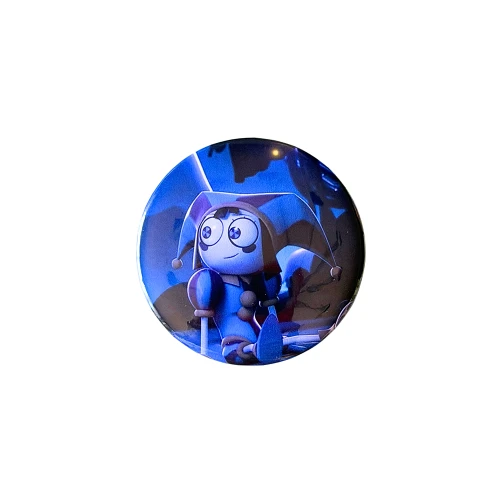 PRZ182 Przypinka button badzik Blue Pomni Digital Circus TADC 32mm M