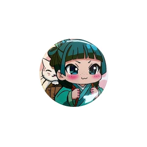 PRZ191 Przypinka button badzik Maomao Zapiski Zielarki 32mm M