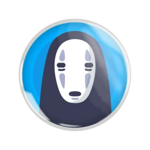 PRZ225 Przypinka button badzik Kaonashi No Face Studio Ghibli 58mm L
