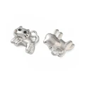 ZAW491 Zawieszki 3D metalowe emaliowane powlekane kotek kot kotki 2szt