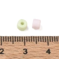 KOK290 Koraliki akrylowe oponki baryłki kolumny rurki pastelowe 4.5mm 50szt