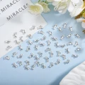 ZAW94 Zawieszki charm metalowe kostka kość do bransoletek 5szt