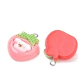 ZAW497 Zawieszki z żywicy warzywa owocki zwierzątka kawaii jelly cat 5szt