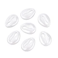 PER50 Koraliki perłowe MUSZLA muszelki kauri białe 18mm 10szt