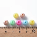 KOK296 Koraliki kulka kule kulki okrągłe 8mm akrylowe 50szt mix kolorów