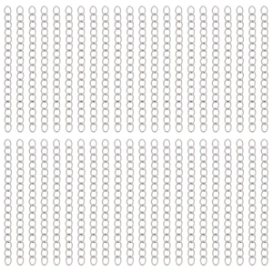 LAN13 łańcuszek łańcuszki przedłużanie 45x3mm bransoletki stal szlachetna 20szt