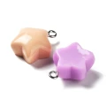 ZAW515 Zawieszki żywica cute gwiazdki gwiazdy mix 20mm 5szt