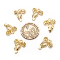 ZAW516 Zawieszki charm metalowe KOKARDKA kokarda do bransoletek 5szt złote
