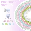 RON10 Koraliki szklane RONDELLE OPONKA OPONKI 6mm pastelowy mix 20szt