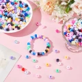 KOP180 Koraliki kandi akryl 9mm pony bead z plamkami ombre 50szt mix