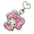 BHM112 Brelok breloczek akrylowy hand made pleksa My Melody piżamka kawaii różowy