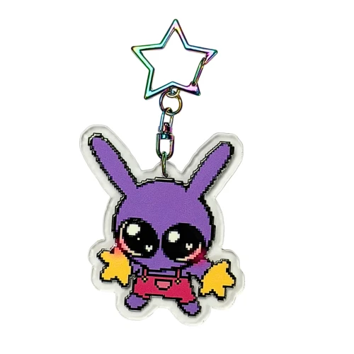 BHM120 Brelok breloczek akrylowy HM Jax pixel art cute Digital Circus TADC