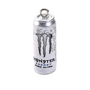 ZAW534 Zawieszka z żywicy 28mm puszka napój monster energy biały 1szt