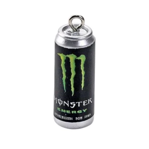 ZAW535 Zawieszka z żywicy 28mm puszka napój monster energy czarny 1szt