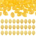KOK247 Koraliki akrylowe zawieszki przezroczyste cytryny cytrynki owoce 13mm 10szt