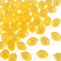 KOK247 Koraliki akrylowe zawieszki przezroczyste cytryny cytrynki owoce 13mm 10szt