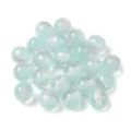 GAL15 Koraliki Galaxy mieniące AB gwiezdny pył jasny turkusowy ombre 9.5mm 10szt