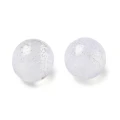 GAL16 Koraliki Galaxy mieniące AB gwiezdny pył białe clear ombre 9.5mm 10szt