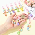 BR35 ZESTAW Breloki breloczki misie miś teddy i kule kuleczki AB 5szt