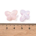 KOK314 Koraliki MOTYLEK MOTYLKI perłowe pastelowe fasetowane 18mm 10szt