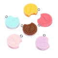 ZAW566 Zawieszki żywica ciastko ciasteczka oreo kawaii cute mix 5szt