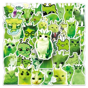 W272 Naklejki winylowe STICKER bomb WLEPY wlepki kotek UFO glorp 50szt