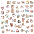W274 Naklejki STICKER BOMB WLEPY wlepki Bubu &amp; Dudu misie 50szt